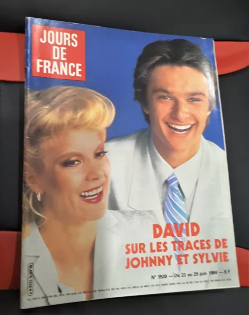 Jours De France N°1538 23 Juin 1984 Sylvie Vartan David Hallyday   K11