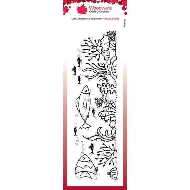 Woodware Clear Stamps  - Coral Reef - Under The Sea Collection