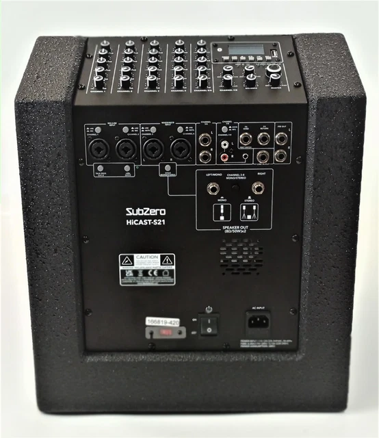 SUBZERO HICAST S21 Modular PA System EUR 292,00 - PicClick DE