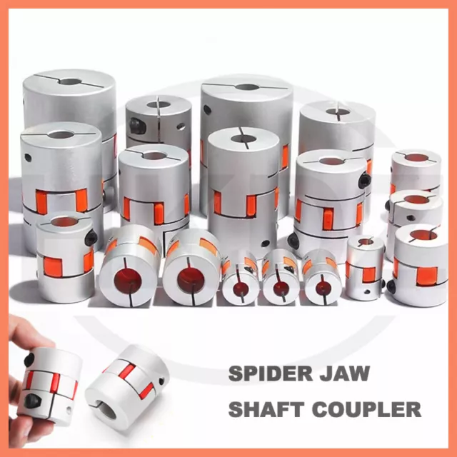 Shaft Coupler Flexible Plum Coupling CNC Stepper Motor Jaw Spider for 3D Printer