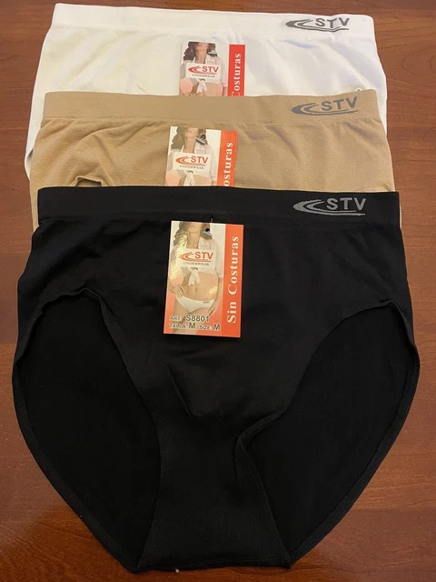 Lot De 2 Culottes Gainantes Taille Haute STV - Taille L (40/42), Beige, Neuves Avec étiquettes
