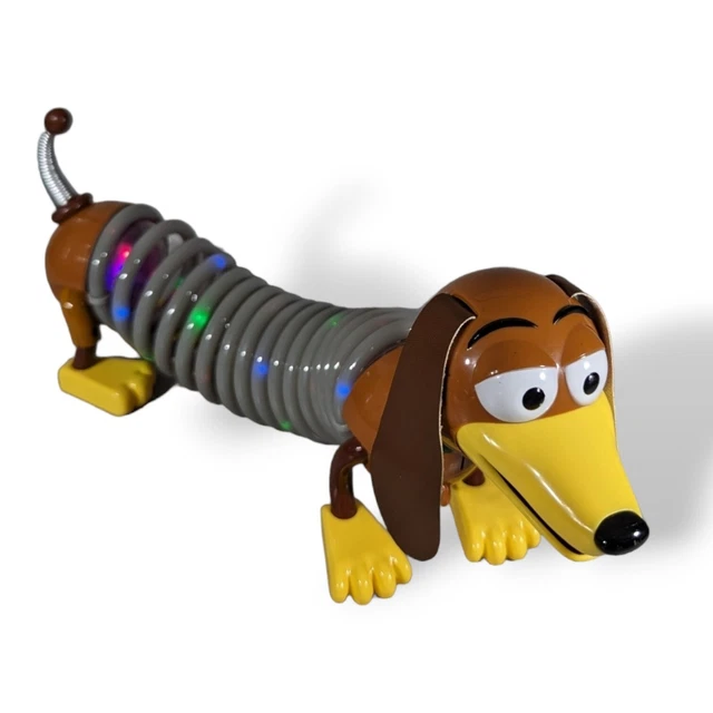 DISNEY PIXAR TOY Story Slinky Dog Light Up Stretch Pup Light Show