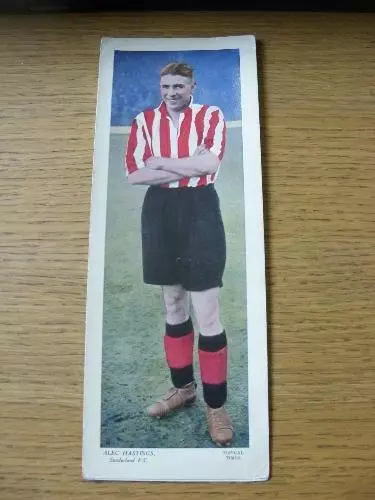 c1934-1936 Topical Times Panel Portrait: Sunderland - Hastings, Alec [Full Colou
