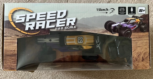 [IRELAND] SMYTH'S TOYS - SPEED RACER 1:20 Scale RC Car Orange/Purple ...