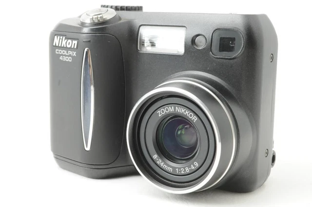 動作品 コンデジ 平成レトロ CCD Nikon COOLPIX e4300 NIKON COOLPIX E4300 Silver 4.0MP Digital Camera [Exc+3