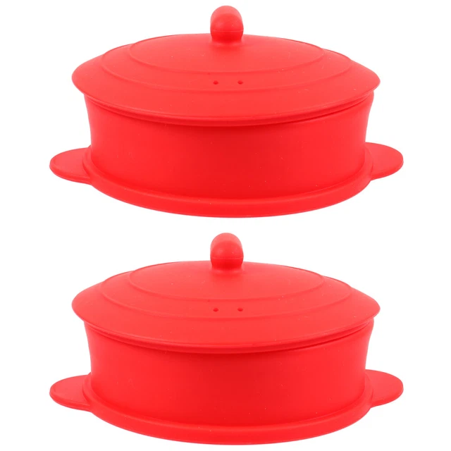 2 piezas Drop Resistant Silicone Bowls Cocina
