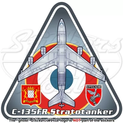 Boeing C-135FR Stratotanker FRANCE KC-135 Armée de l'Air 95mm Vinyle Autocollant