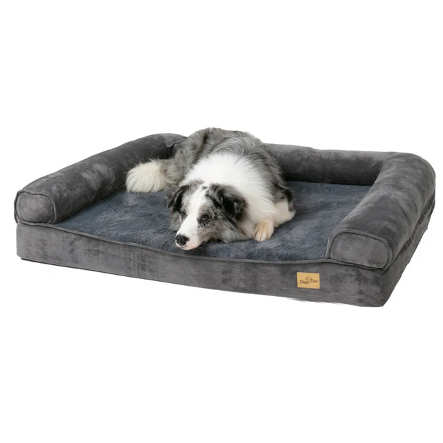 Jumbo Orthopedic Pet Dog Bed Extra Large Dog Bolster Sofa Bed Removable Cover XL 3