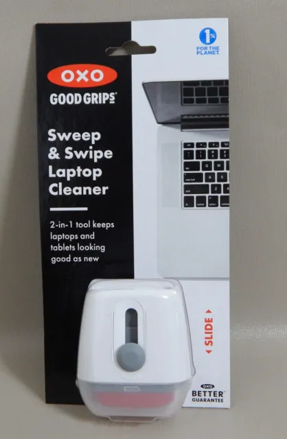 OXO Good Grips Sweep & Swipe Laptop Cleaner For Computer, Screen, And Keyboard