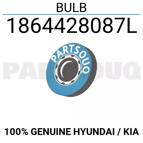 1864428087L Genuine Hyundai / KIA BULB