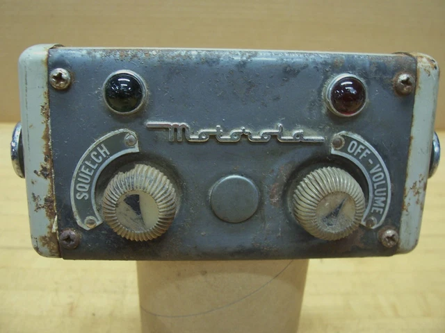 VINTAGE MOTOROLA RESEARCH Line Radio Control Head 2-Way Mobile Police