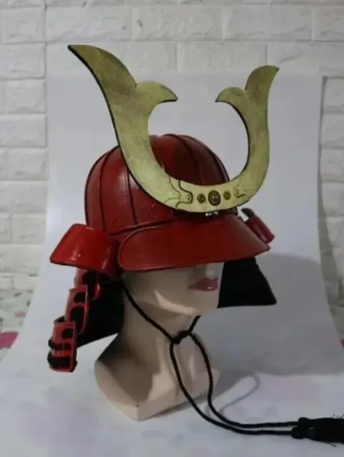 Medieval leather Samurai Kabuto helmet LARP cosplay Japanese helmet Cosplay