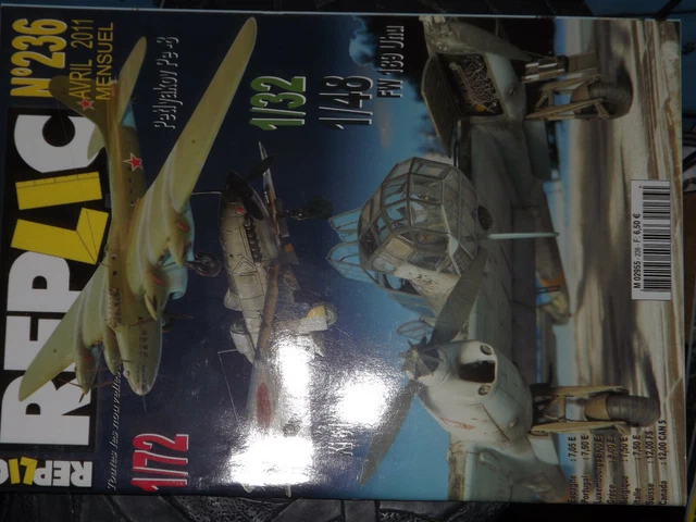 31$$ Revue REPLIC n°236 FW 189 Uhu / Ki61 Hien / Petlyakov Pe-8 /
