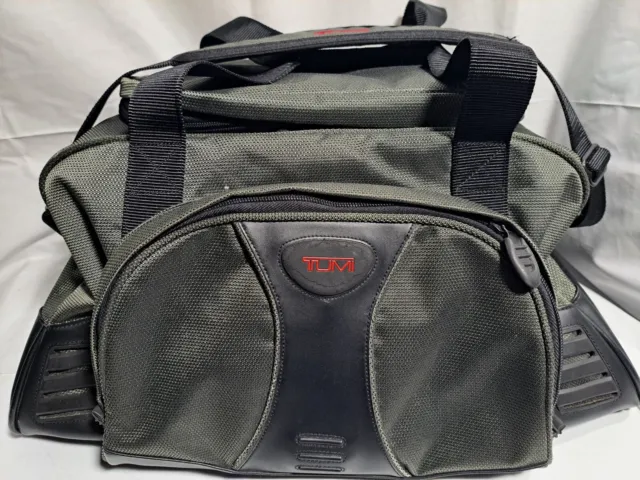 TUMI 20" Carry On Overnight Tote Bag Green/ Black