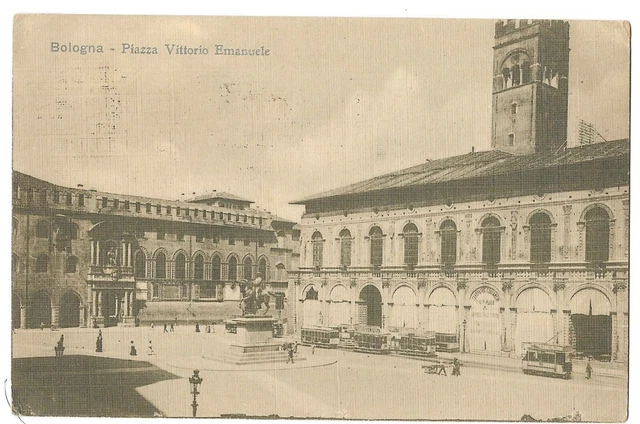 Bologna Piazza Vittorio Emanuele F.p. Viaggiata