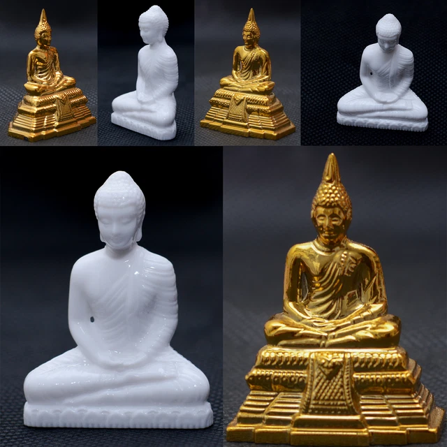 Buddha Statue Figurine Theravada Home Car Dashboard Decor Buddhism Nonbreakable
