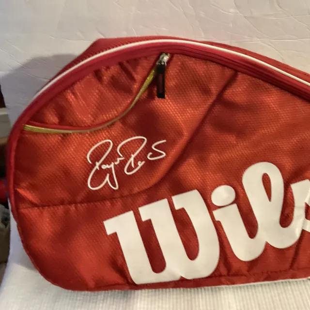 Wilson Fedra  Signed 6 Pack Tennis Bag Extra Lg  tennis bag double or more racet