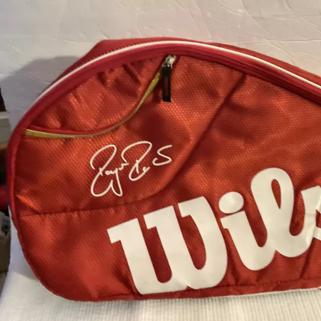Wilson Fedra Signed 6 Pack Tennis Bag Extra Lg tennis bag double or more racet Wilson Fedra Signed 6 Pack Tennis Bag Extra Lg tennis bag double or more racet