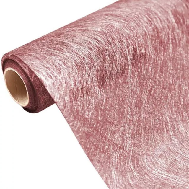 Rose Gold Table Runner Metallic Fiber Non-Woven Fabric for Wedding Party5903