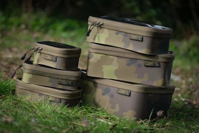 Korda CAMO Compac Luggage & Tackle Accessory pouches *ALL SIZES* Pay One Postage