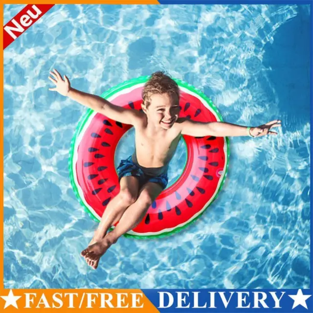 Watermelon Swimming Ring Reusable Inflatable Pool Float Rings for Kids (70)