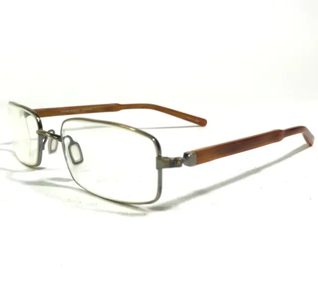 Oliver Peoples Brille Rahmen Ruston Ag / Myb Brown Gold Rechteckig 52-19-143