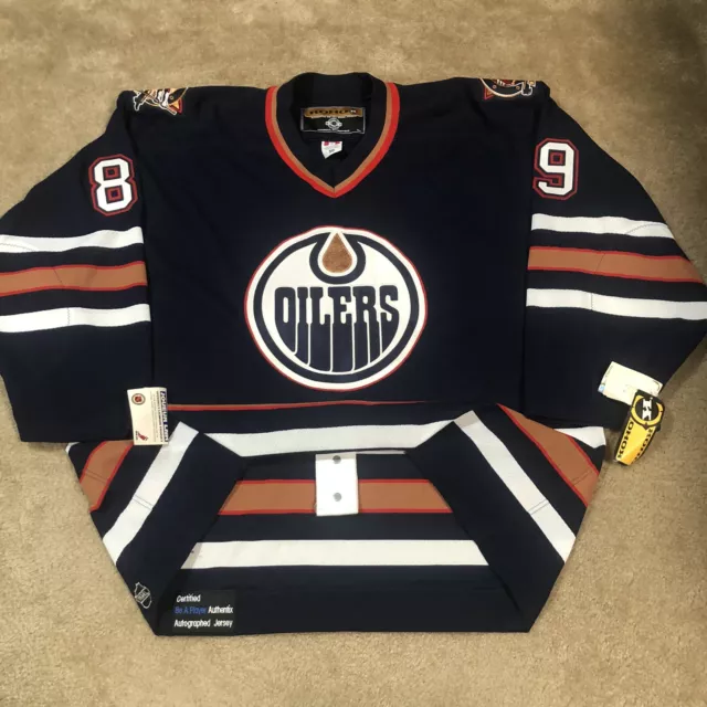 CCM Edmonton Oilers Koho McFarlane Oil Drop Gear Alt NHL Hockey Jersey S
