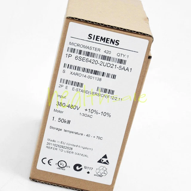 ONE Siemens 6SE6 420-2UD21-5AA1 Inverter 6SE6420-2UD21-5A1