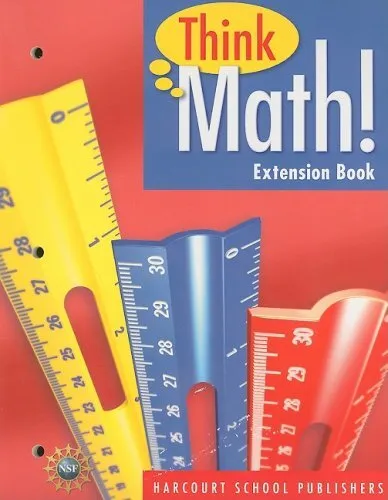 Harcourt School Publishers Think Math: Extension Book