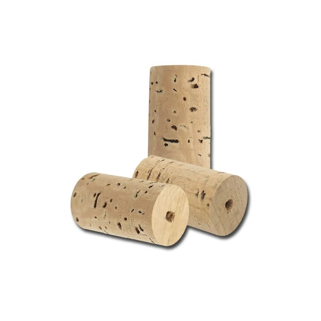 Durable High Quality Cork Stopper Cork For Flute Natural Corks Wood Color
