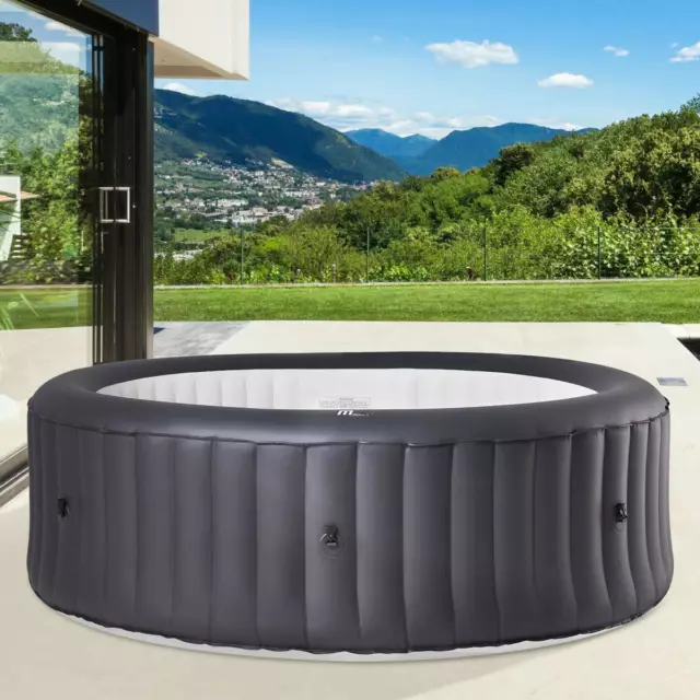 Whirlpool aufblasbar MSpa Rimba 6 Personen In-Outdoor Pool Heizung Ø204x70cm