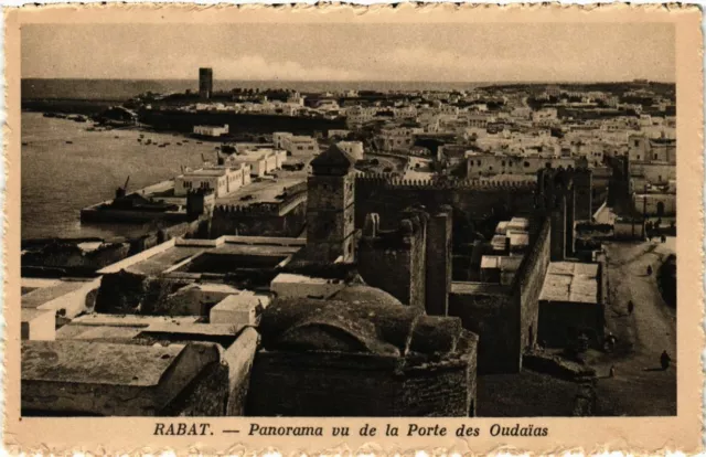 CPA AK MAROC RABAT - Panorama seen from the Porte des Oudaias (219610)