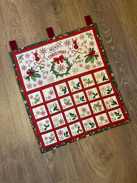 Handmade Quilted Advent Calendar