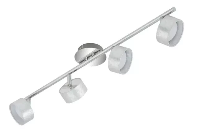 BRILONER Strahler Deckenlampe Silber Deckenleuchte LED 4-flammig