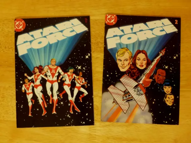 Atari 2600 Atari Force DC Comics 1st Series Issues #1 And #2