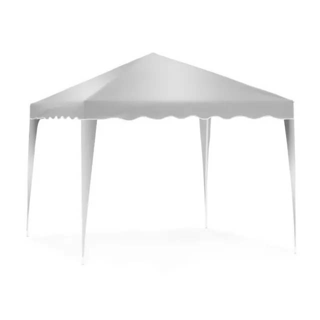 Toboli Faltpavillon Weiß 3x3 m Pop-up Partyzelt Wasserdicht UV-Schutz Tasche