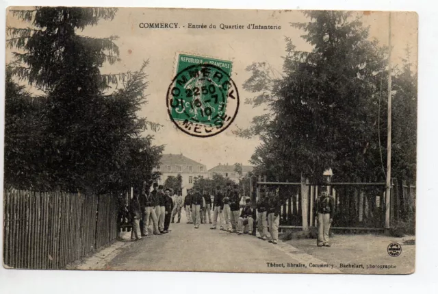 Theme MILITARY LIFE BARRACKS CPA 55 COMMERCE Infantry Quarter Entrance