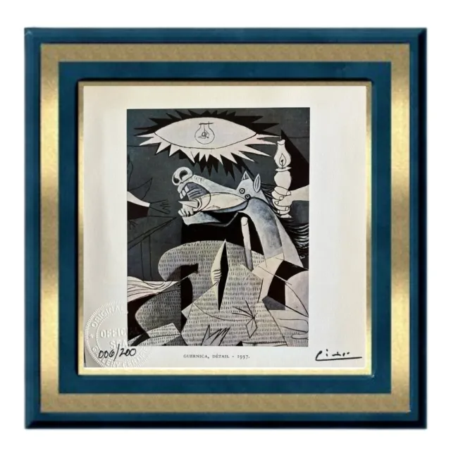 Pablo Picasso Signed Original Hand Tipped Print - Guernica, 1937