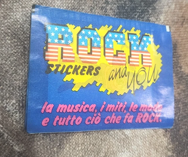 1987 Edis Rock And You Unopened Pack w/ Prince on top