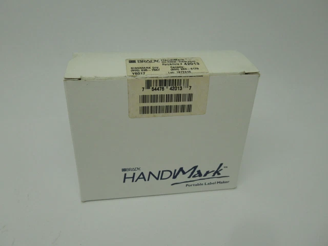 Brady 42013 Printer Ribbon Red 2" Width 75 Ft NEW