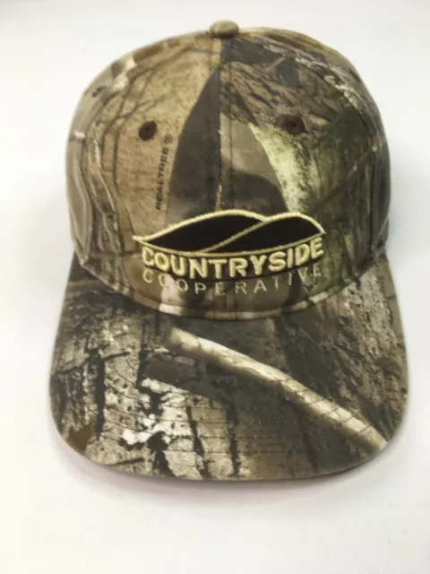 Countryside Cooperative Camo Snapback Baseball Cap Hat Wisconsin Gator Garb  NEW