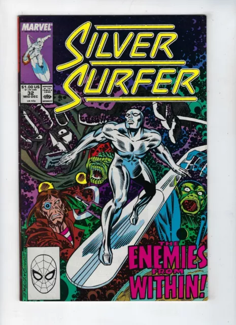 SILVER SURFER Vol.3 # 32 (The Enemies From Within, MID DEC 1989) VF-