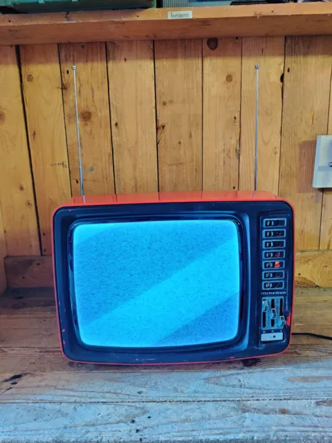 Minerva TV Vintage CRT Tv 📺 Minerva Sebring 1400✅️ No Grundig,Radio,Space AGE..