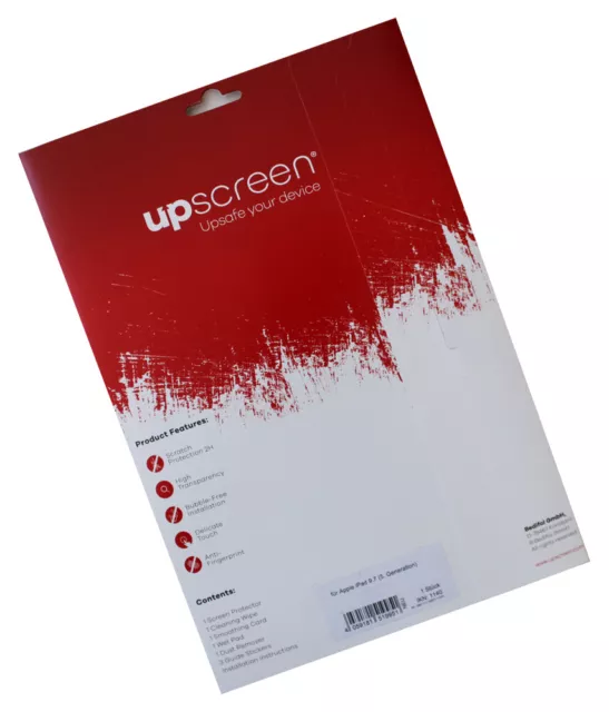 upscreen Scratch Shield Clear Premium Displayschutzfolie - Apple iPad 9.7 2