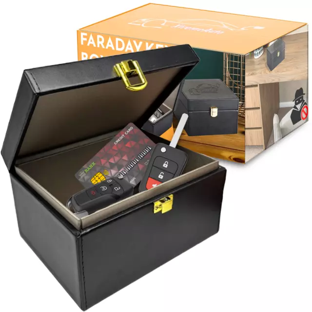 Xtremeauto Autoschlüssel schlüssellos Signalblocker Box Faraday Box Diebstahlsicherung RFID Block