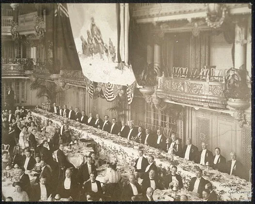 Dinner to Commander Robert E. Peary,Hotel Astor,1910,New York,NY,Banquet