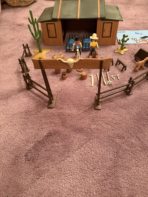 PLAYMOBIL WESTERN PANNEAU d'entrée du Silver Ranch 3768 EUR 3,70