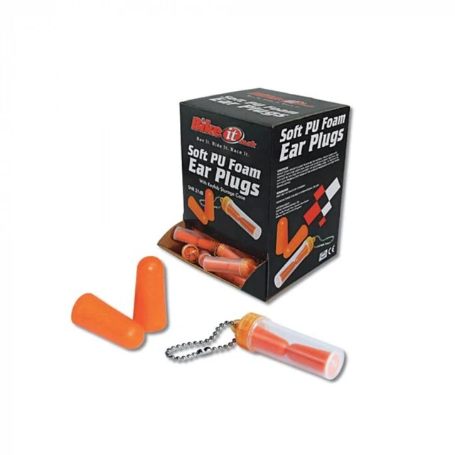 Earplugs x 120 Pairs in Case with Dispenser Key Fob Case 120 Pairs
