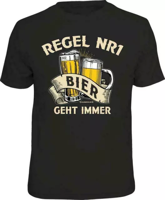 T-Shirt - Regola 1 Birra VA Sempre - Regalo per Uomini Detto T-Shirt