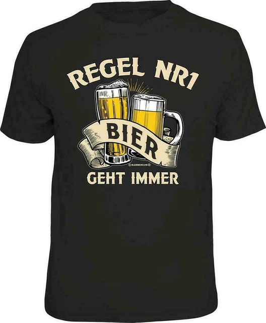 T-Shirt - Regola 1 Birra VA Sempre - Regalo per Uomini Detto T-Shirt